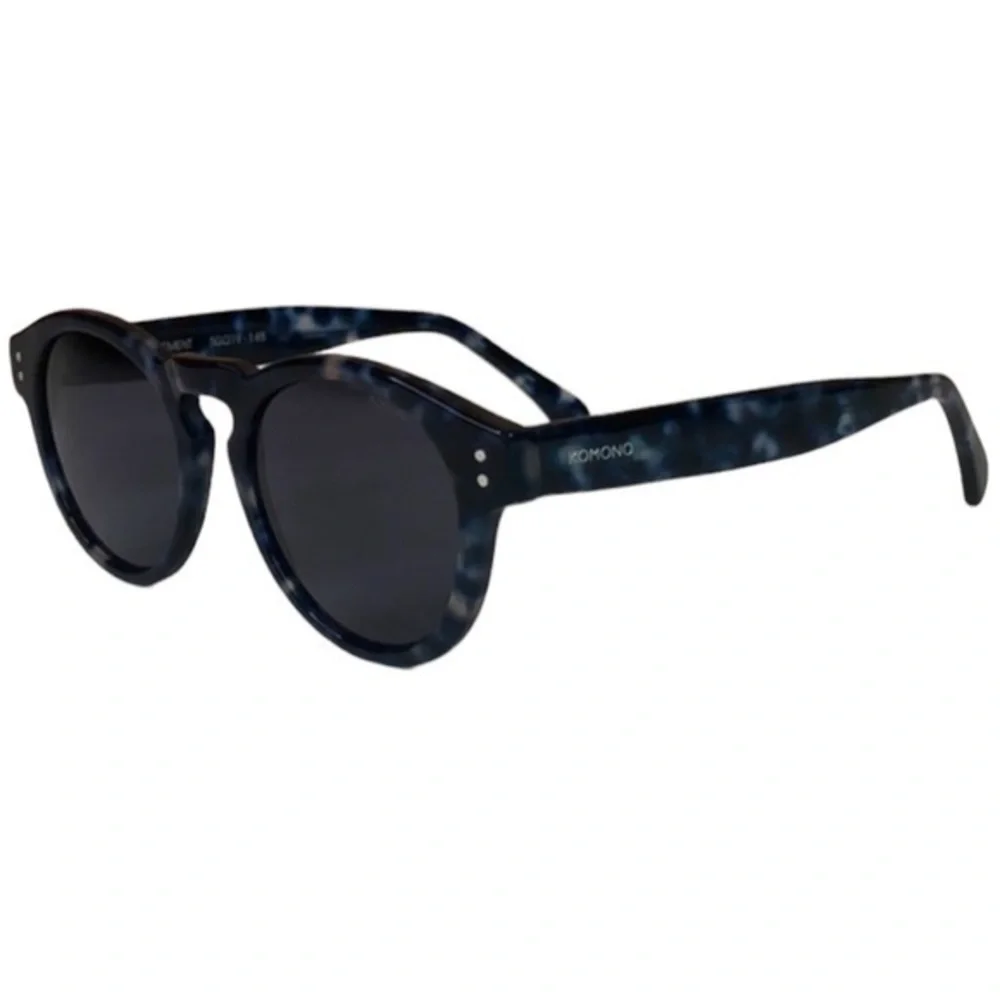 KOMONO Women’s Sunglasses NEW Round Blue Clement Indigo Demi Sunglasses